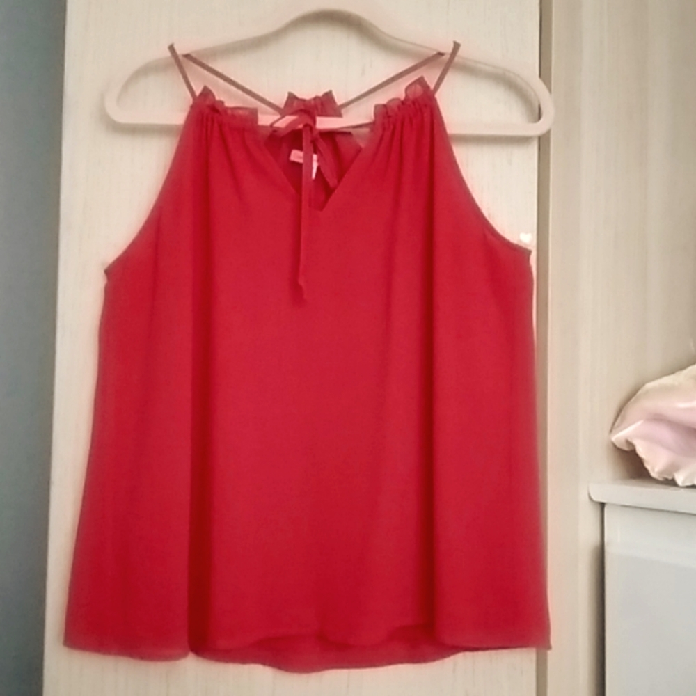 Naked Zebra sleeveless Blouse sz M